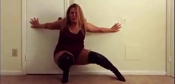  Thigh high boots sexy dancing short version